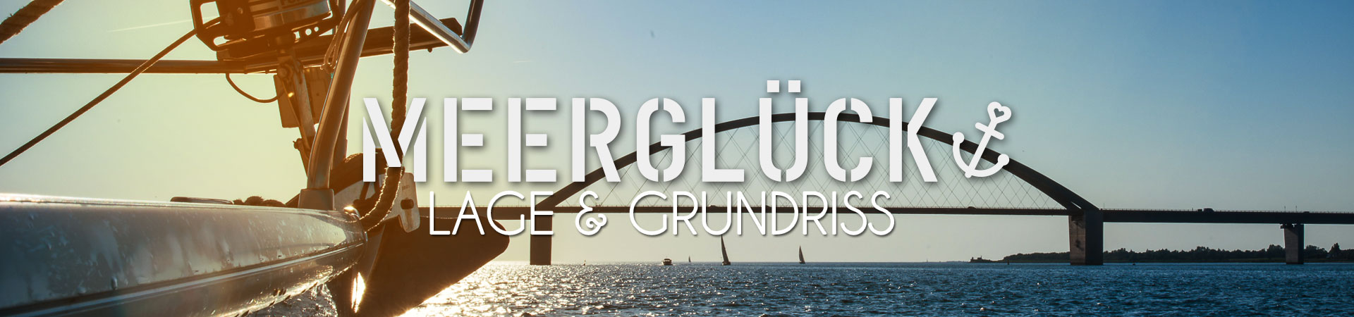 Grundriss und Lage Ferienwohnung Meerglück im Strandresort Heiligenhafen